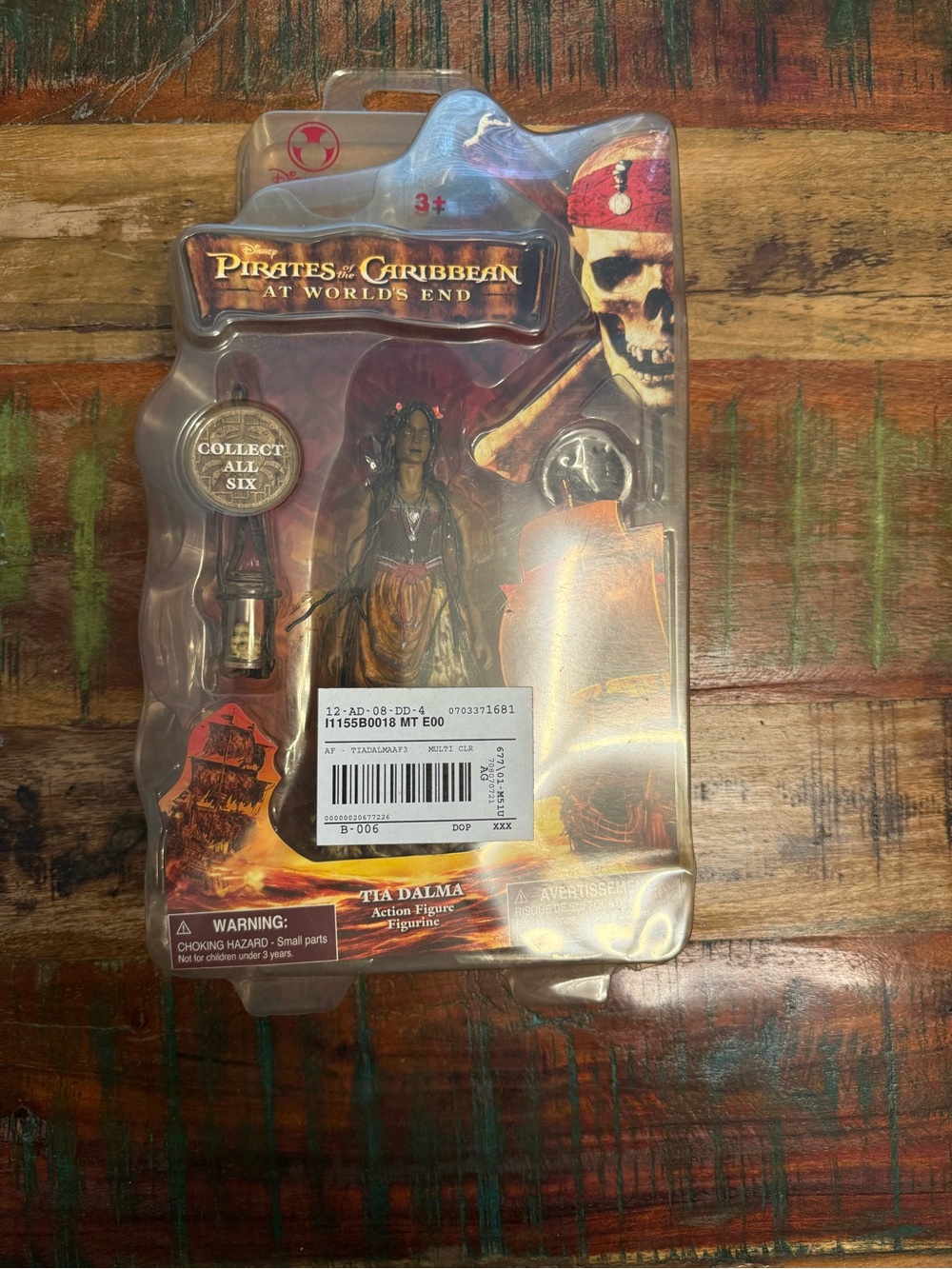 NIB New Pirates Of The Caribbean At Worlds End Tia Dalma Action Figure Disney